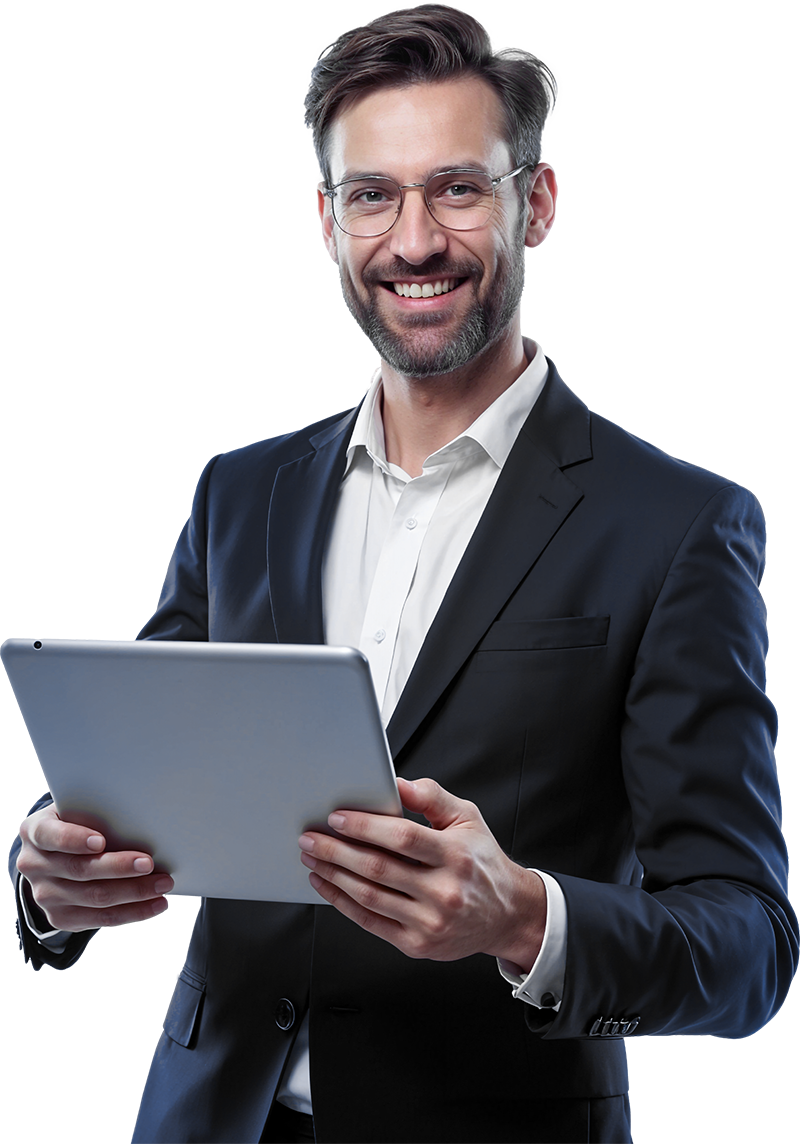 Equipe de contabilidade em atendimento empresarial